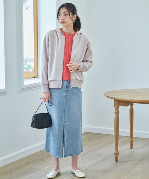 ANY / エニィ パーカー | 【洗濯機可/UVケア】ダンボールジップパーカー | 詳細11