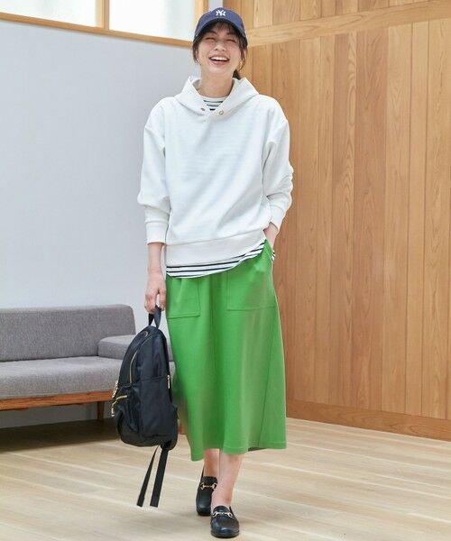 ANY / エニィ カットソー | 【洗濯機可/UVケア】ダンボールフーディー | 詳細4