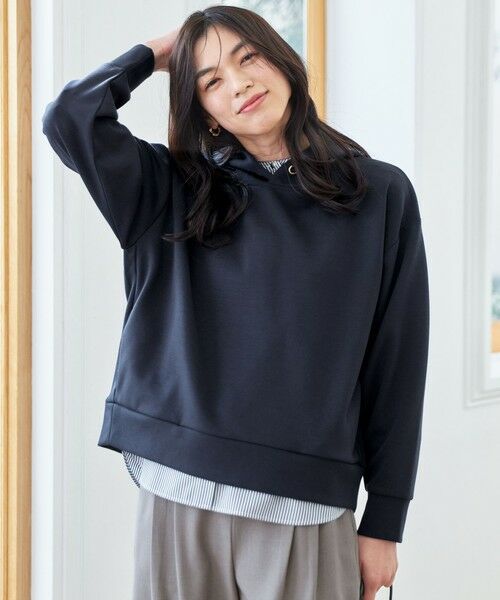 ANY / エニィ カットソー | 【洗濯機可/UVケア】ダンボールフーディー | 詳細12