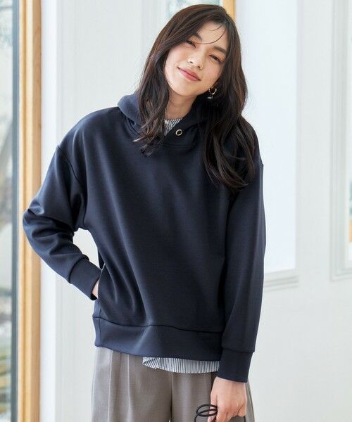 ANY / エニィ カットソー | 【洗濯機可/UVケア】ダンボールフーディー | 詳細13