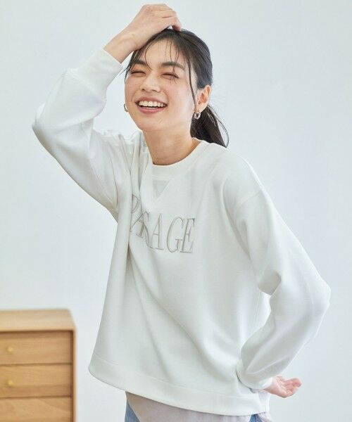 ANY / エニィ カットソー | ダンボールエンブロイダリープルオーバー | 詳細1