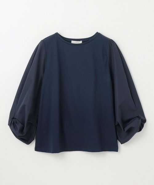 ANY / エニィ カットソー | 布帛ねじり袖コンビプルオーバー | 詳細6