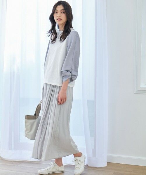 ANY / エニィ カットソー | 布帛ねじり袖コンビプルオーバー | 詳細17