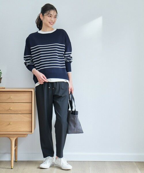 ANY / エニィ ニット・セーター | バスクボーダーニットプルオーバー | 詳細2