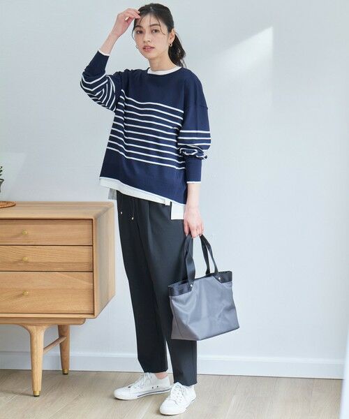 ANY / エニィ ニット・セーター | バスクボーダーニットプルオーバー | 詳細3