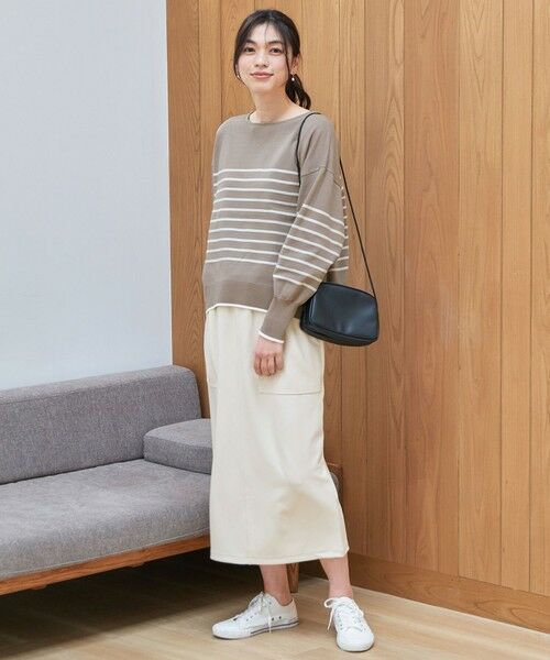 ANY / エニィ ニット・セーター | バスクボーダーニットプルオーバー | 詳細9