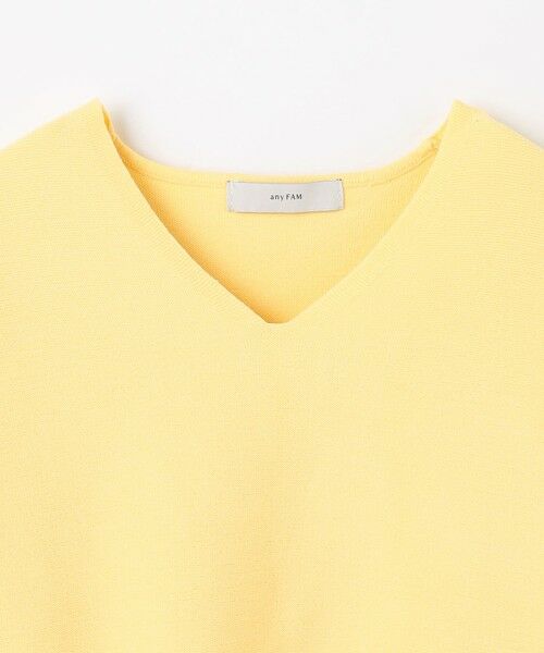 ANY / エニィ ニット・セーター | 【5色展開】Ｖネックガーターニットプルオーバー | 詳細10