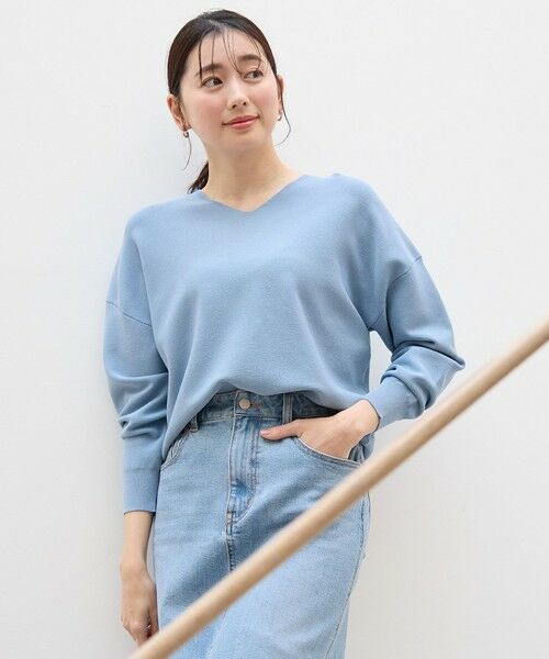 ANY / エニィ ニット・セーター | 【5色展開】Ｖネックガーターニットプルオーバー | 詳細21