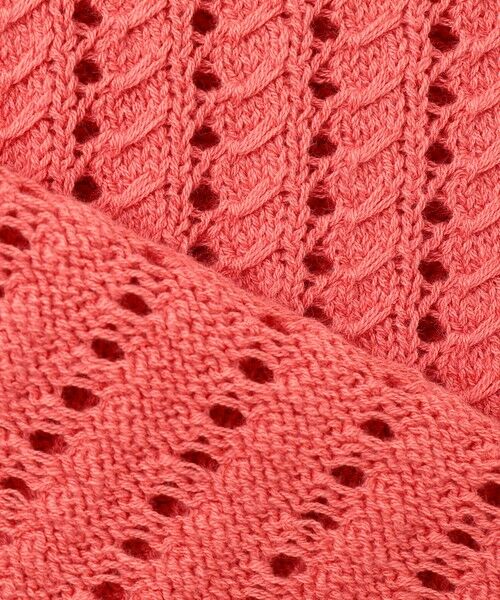 ANY / エニィ ベスト | 【洗濯機可】パターンメッシュニットベスト | 詳細17