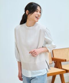 ANY / エニィ ベスト | 【洗濯機可/UVカット】ニットベスト