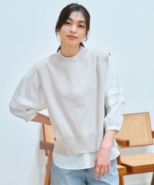 ANY / エニィ ベスト | 【洗濯機可/UVカット】ニットベスト | 詳細2