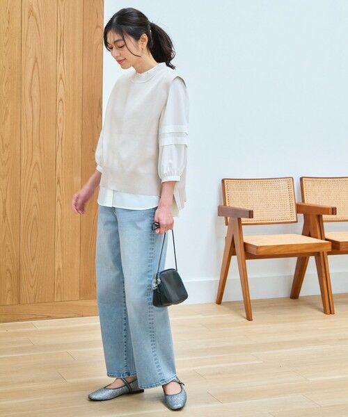 ANY / エニィ ベスト | 【洗濯機可/UVカット】ニットベスト | 詳細5