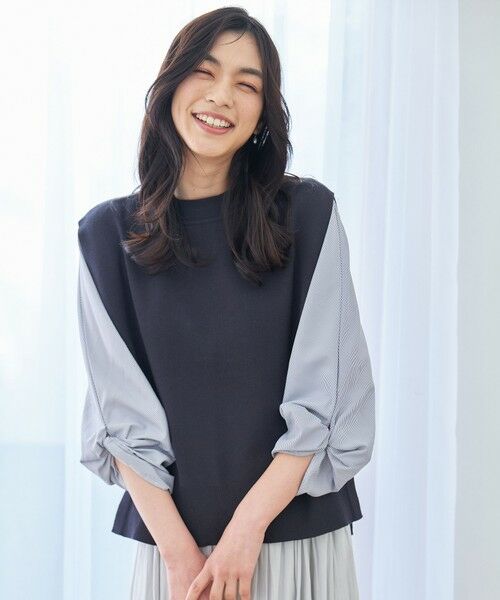 ANY / エニィ ベスト | 【洗濯機可/UVカット】ニットベスト | 詳細7