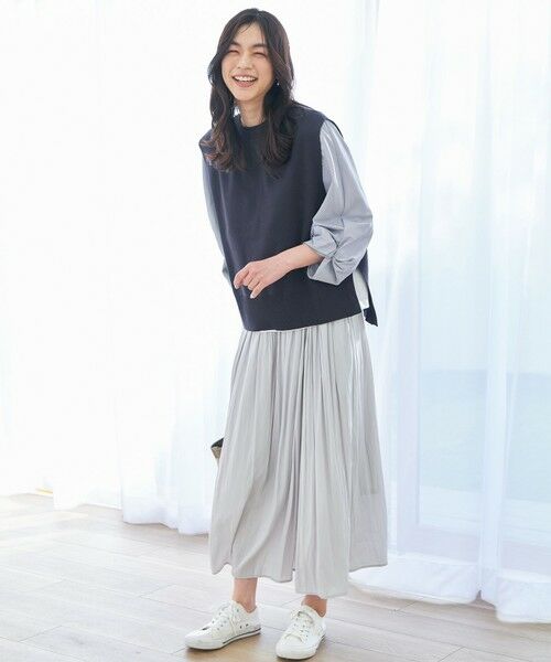 ANY / エニィ ベスト | 【洗濯機可/UVカット】ニットベスト | 詳細8