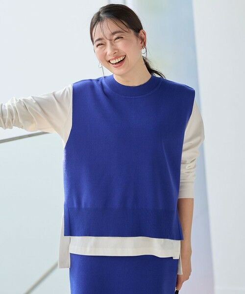 ANY / エニィ ベスト | 【洗濯機可/UVカット】ニットベスト | 詳細12