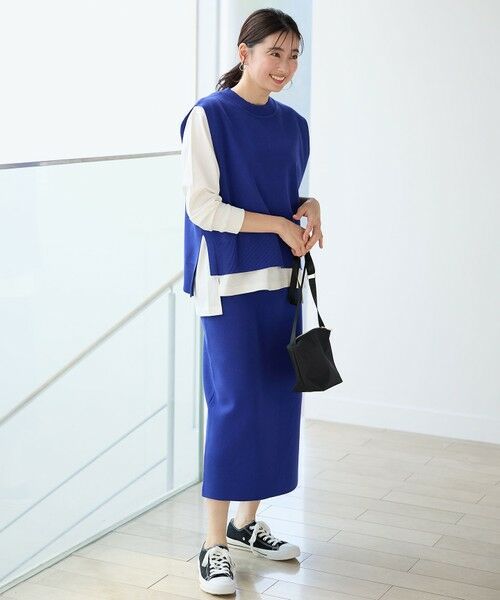 ANY / エニィ ベスト | 【洗濯機可/UVカット】ニットベスト | 詳細15