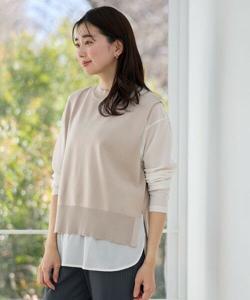 ANY / エニィ ベスト | 【洗濯機可/UVカット】ニットベスト | 詳細18