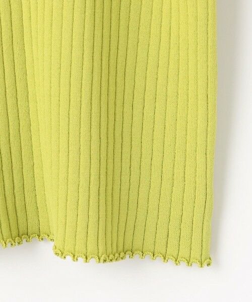 ANY / エニィ ニット・セーター | 【洗濯機可/UVカット/アンチピリング】ポイントシアーリブニット | 詳細8