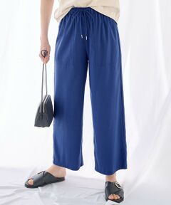 ANY / エニィ その他パンツ | 【新色追加/洗濯機可/ウエストゴム/接触冷感/UVケア/6色展開】清涼リラックスパンツ