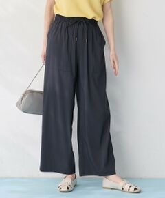 ANY / エニィ その他パンツ | 【新色追加/洗濯機可/ウエストゴム/接触冷感/UVケア/6色展開】清涼リラックスパンツ