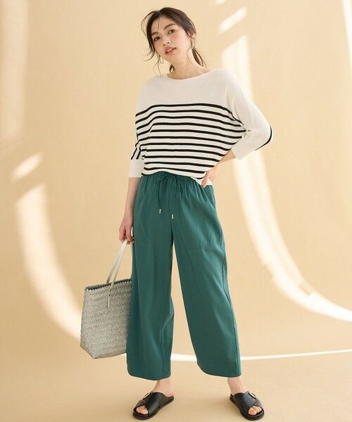 ANY / エニィ その他パンツ | 【新色追加/洗濯機可/ウエストゴム/接触冷感/UVケア/6色展開】清涼リラックスパンツ | 詳細1