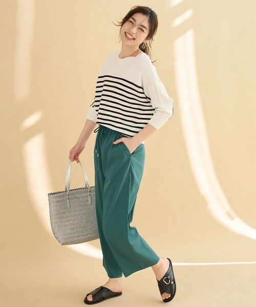 ANY / エニィ その他パンツ | 【新色追加/洗濯機可/ウエストゴム/接触冷感/UVケア/6色展開】清涼リラックスパンツ | 詳細4