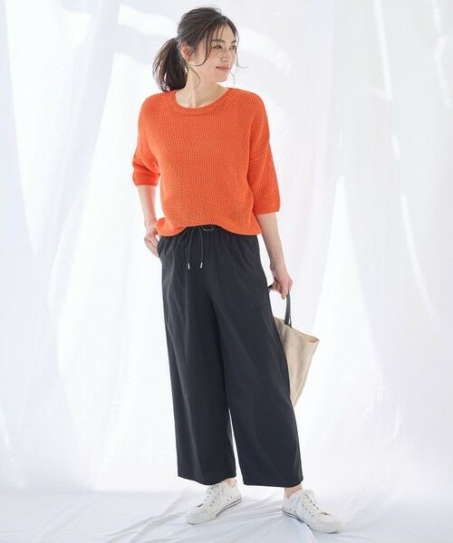 ANY / エニィ その他パンツ | 【新色追加/洗濯機可/ウエストゴム/接触冷感/UVケア/6色展開】清涼リラックスパンツ | 詳細16