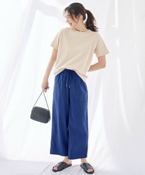 ANY / エニィ その他パンツ | 【新色追加/洗濯機可/ウエストゴム/接触冷感/UVケア/6色展開】清涼リラックスパンツ | 詳細18