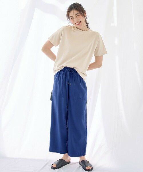 ANY / エニィ その他パンツ | 【新色追加/洗濯機可/ウエストゴム/接触冷感/UVケア/6色展開】清涼リラックスパンツ | 詳細19