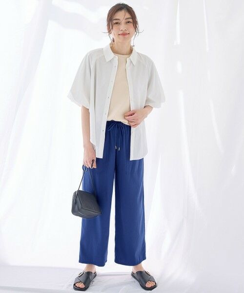 ANY / エニィ その他パンツ | 【新色追加/洗濯機可/ウエストゴム/接触冷感/UVケア/6色展開】清涼リラックスパンツ | 詳細21