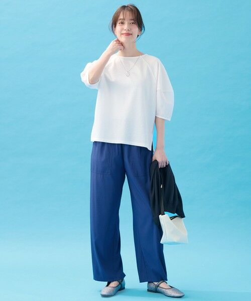 ANY / エニィ その他パンツ | 【新色追加/洗濯機可/ウエストゴム/接触冷感/UVケア/6色展開】清涼リラックスパンツ | 詳細22