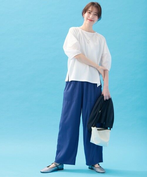 ANY / エニィ その他パンツ | 【新色追加/洗濯機可/ウエストゴム/接触冷感/UVケア/6色展開】清涼リラックスパンツ | 詳細23