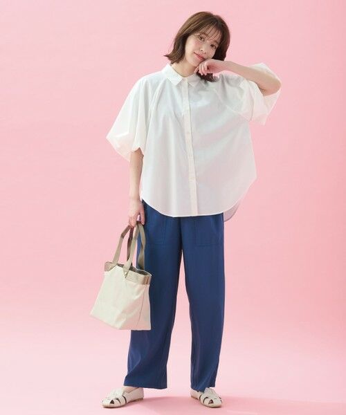 ANY / エニィ その他パンツ | 【新色追加/洗濯機可/ウエストゴム/接触冷感/UVケア/6色展開】清涼リラックスパンツ | 詳細24