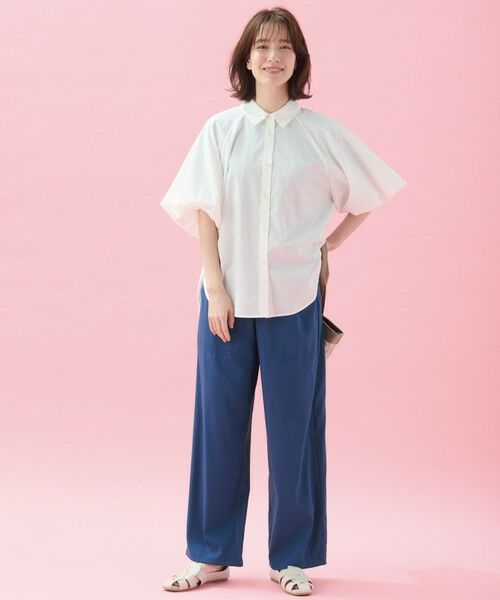 ANY / エニィ その他パンツ | 【新色追加/洗濯機可/ウエストゴム/接触冷感/UVケア/6色展開】清涼リラックスパンツ | 詳細25