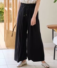 ANY / エニィ その他パンツ | 【新色追加/洗濯機可/ウエストゴム/接触冷感/UVケア】清涼リラックスハイウエストパンツ