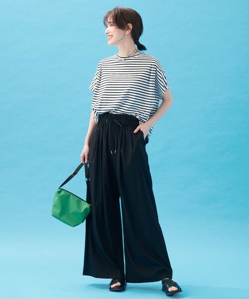 ANY / エニィ その他パンツ | 【新色追加/洗濯機可/ウエストゴム/接触冷感/UVケア】清涼リラックスハイウエストパンツ | 詳細19