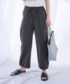 ANY / エニィ その他パンツ | 【洗濯機可/ウエストゴム】撥水ナイロンベイカーパンツ