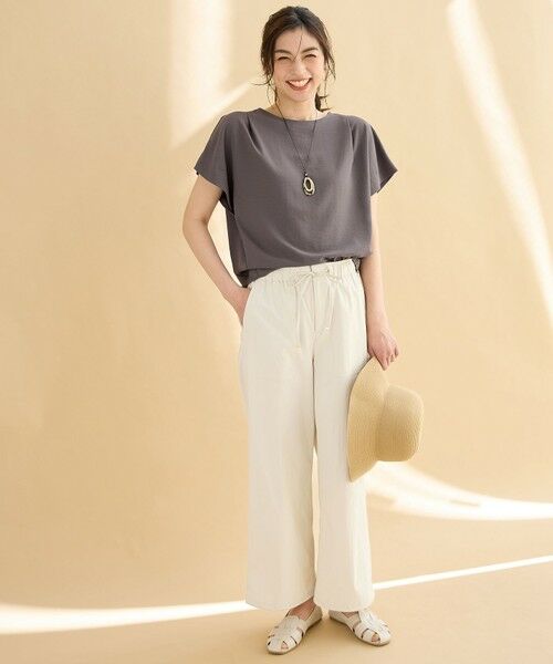 ANY / エニィ その他パンツ | 【洗濯機可/ウエストゴム】撥水ナイロンベイカーパンツ | 詳細1