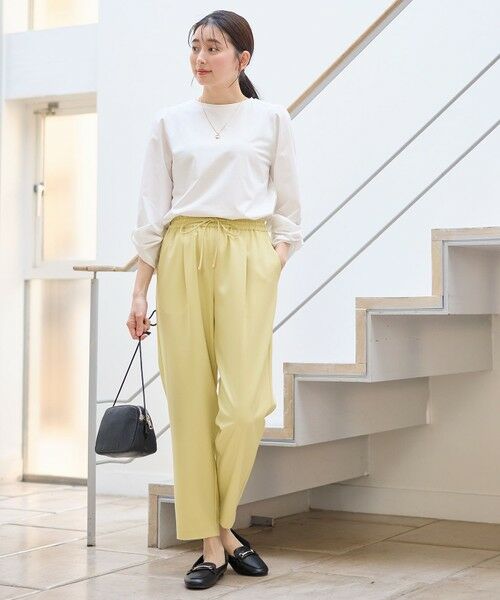 ANY / エニィ その他パンツ | 【ウエストゴム】イージーケアライトストレッチテーパードパンツ | 詳細2