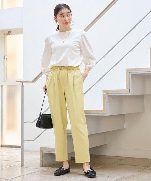 ANY / エニィ その他パンツ | 【ウエストゴム】イージーケアライトストレッチテーパードパンツ | 詳細3