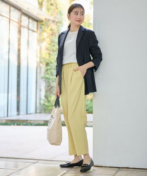 ANY / エニィ その他パンツ | 【ウエストゴム】イージーケアライトストレッチテーパードパンツ | 詳細4