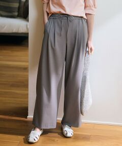 ANY / エニィ その他パンツ | 【ウエストゴム】イージーケアライトストレッチワイドパンツ