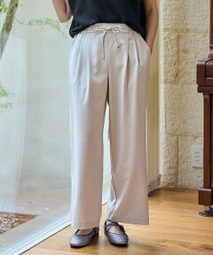 ANY / エニィ その他パンツ | 【ウエストゴム】イージーケアライトストレッチワイドパンツ