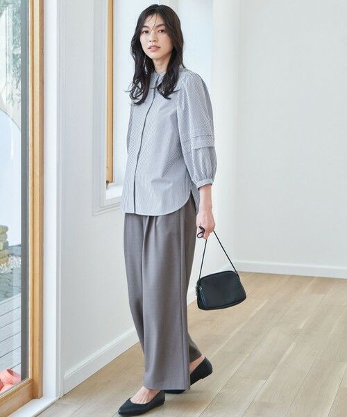 ANY / エニィ その他パンツ | 【ウエストゴム】イージーケアライトストレッチワイドパンツ | 詳細12