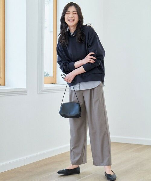 ANY / エニィ その他パンツ | 【ウエストゴム】イージーケアライトストレッチワイドパンツ | 詳細12