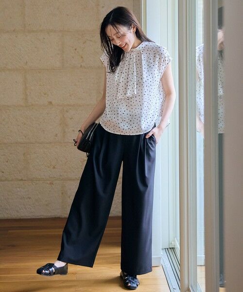 ANY / エニィ その他パンツ | 【ウエストゴム】イージーケアライトストレッチワイドパンツ | 詳細16