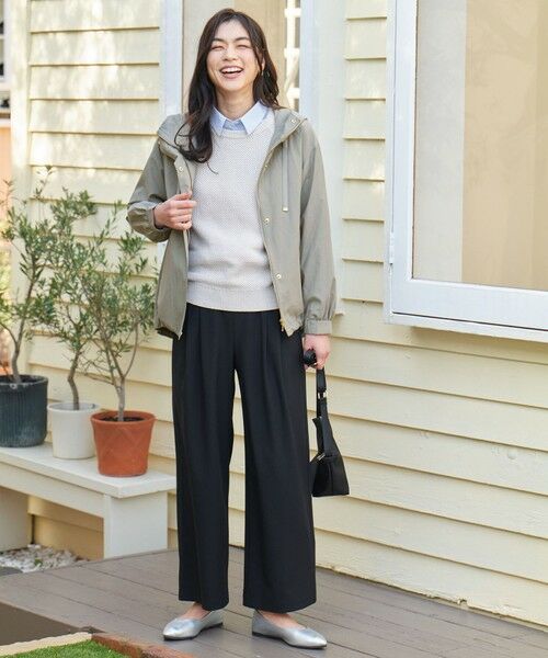 ANY / エニィ その他パンツ | 【ウエストゴム】イージーケアライトストレッチワイドパンツ | 詳細23