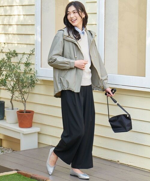 ANY / エニィ その他パンツ | 【ウエストゴム】イージーケアライトストレッチワイドパンツ | 詳細24