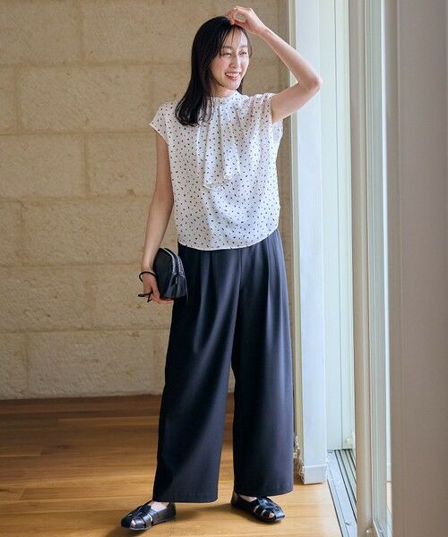 ANY / エニィ その他パンツ | 【ウエストゴム】イージーケアライトストレッチワイドパンツ | 詳細19