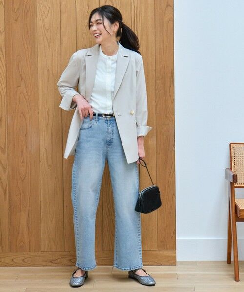 ANY / エニィ デニムパンツ | 【大好評につき新色登場/ウエストゴム/ストレッチ】ワイドデニムパンツ | 詳細1